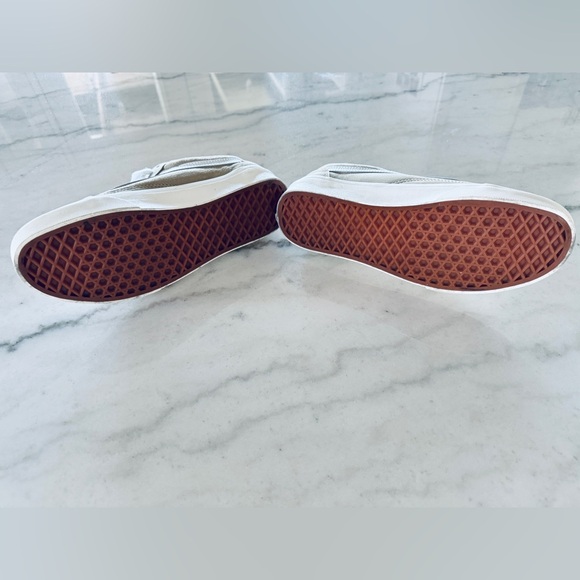 Vans Unisex Old Skool Heiq Eco Boost Beige and White Sneakers - Picture 3 of 13